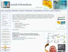 Tablet Screenshot of jbiomed.com